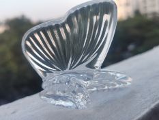 Waterford Crystal Butterfly Figurine | Lead Crystal Paperweight