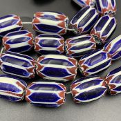 Beautiful Chevron Glass Beads String
