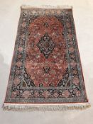 Very Fine Pure Silk Persian Rug- 6’ X 4’ Approx Genuine Quality Rug