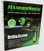 Hammersmith Drill Screw Electric Drill Driver Interchangeable Heads Lithium L3a