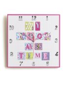 12 x Arthouse - Patchwork Hearts Clock 30x30cm