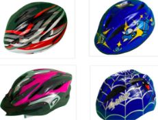 5 x Assorted Adult & Child Bike Helmets (Style May Vary)