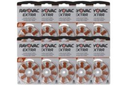 Rayovac Extra 80-Pack Hearing Aid Batteries Featuring Sound Fusion Technology L15a