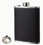 8oz Hip Flask, Stainless Steel Liquor Flask