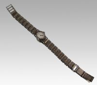 Vintage Sterling Silver Rotary Ladies Wristwatch – Swiss Made – London 1969