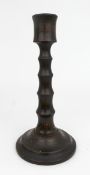Antique Turned Wooden Candlestick