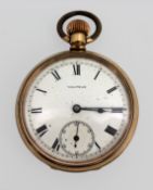 Gold Plated Waltham Pocket Watch