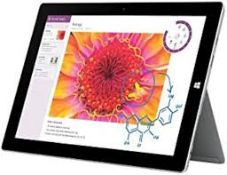 Microsoft Surface 3 Windows 10 Intel X7-Z8700 4GB DDR3 64GB SSD Webcam WiFi Office #