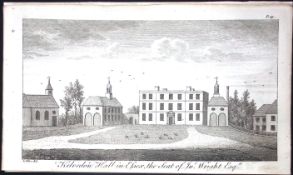 Essex Kelvedon Hall Scarce Georgian Copper Antique 1776 Engraving-137.