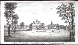 Norfolk Melton Constable Rare Georgian Copper Antique 1776 Engraving-140.