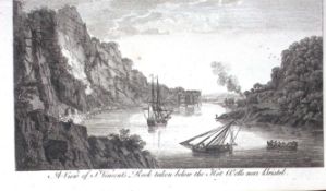 Bristol St Vincent Rock Rare Georgian Copper Antique 1776 Engraving-103