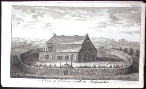 Rutland Oakham Castle Rare Georgian Copper Antique 1776 Engraving-99