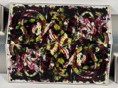 Olusegun Paul Andrew, Oil & Acrylic On Canvas, Defining moment, 2020.