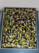 Olusegun Paul Andrew, Oil & Acrylic On Canvas, Works Mirror, 2020.