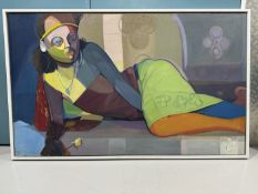 Emeka Juwah, Ladies Desire, Oil On Canvas, 2012