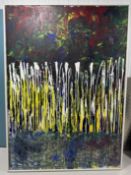 Olusegun Paul Andrew, Acrylic On Canvas, (Twins) 2021