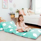 12 x Butterfly Craze Green and White Spots Premium Pillow Bed Covers RRP £29.99 L2c