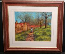 John Mackie Original Framed Pastel Painting