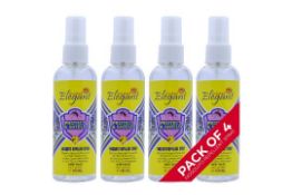 3 x 4 Pack of Elegant Mosquito & Tick Repellant L13b