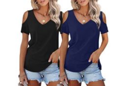 6 x Women's Short Sleeve Tops Lb27