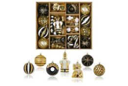 6 x Packs of 72 Christmas Baubles Total RRP £187.14