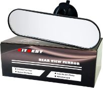 21 x Adhesive Interior Suction Cup Rearview Mirror (220 x 64mm) RRP £11.99 ea.