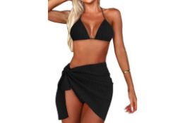10 x Women 3 Piece Bikini Sets RRP £239.90 Mixed Sizes Lb42