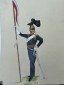 Vintage Watercolour Book Illustration ? Noel Gold 