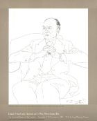 David Hockney - Portrait of Sir John Gielgud (1979) Certificate of Provenance