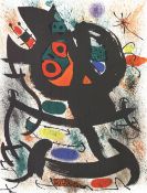 Joan Miro - Two Vintage Posters. Pasadena Art Museum Poster 1969 and 'A Toute Epreuve' Poster 199...