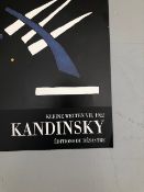 Kandinsky Vintage Print. 1990