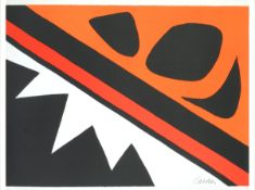 Alexander Calder - La Grenouille Et La Scie (Exhibition Poster No Text). 1971 Limited Edition of...