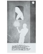 Elizabeth Frink - 'The Miller's Tale II' From Chaucer's Canterbury Tales. Etching. 1972