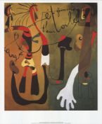 Joan Miro Painting (Escargo Femme Fleur Etoile) 2010