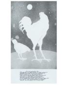 Elizabeth Frink - 'The Nun Priest's Tale' Etching From Chaucer's Canterbury Tales. 1972.