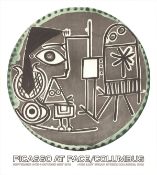 Pablo Picasso - Jaqueline At The Easel 1979. Certificate of Provenance.