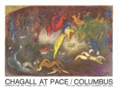 Marc Chagall 'Enleveement De Chloe' (1977) Exhibition Poster