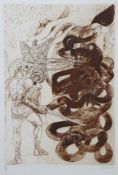 Elizabeth Frink. 'Jason and The Golden Fleece' Signed Etching.