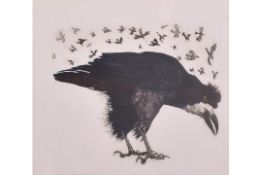 Julia Nook - 'Crow' Signed and Numbered Etching On Paper.