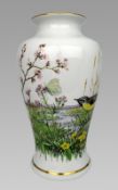 Franklin Porcelain The Spring Glen Vase