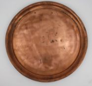 Antique Plain Copper Tray – c.1900