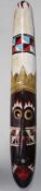 Hand Painted African Tribal Mask Art
