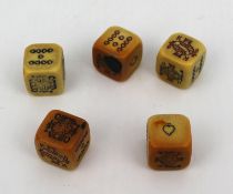 Early 20th c. Bakelite Poker Dice