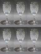 Set of 6 Tudor Crystal
