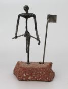 Vintage Golfing Figurine