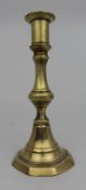 Georgian Style Brass Candlestick