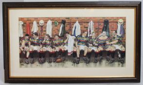 Framed Post Game Ruby Print Framed
