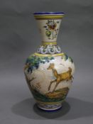 Mid-20th Century Spanish Talavera Pottery Vase