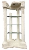 Classical Architectural Mactan Stone Display Stand