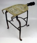 Georgian Brass & Iron Footman Trivet